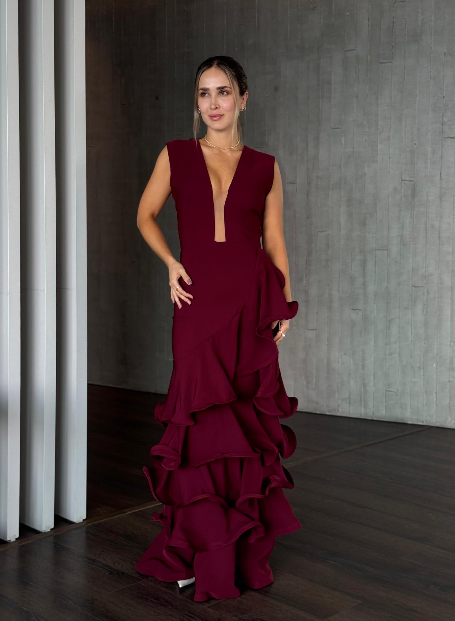 ABRIL DRESS VINO