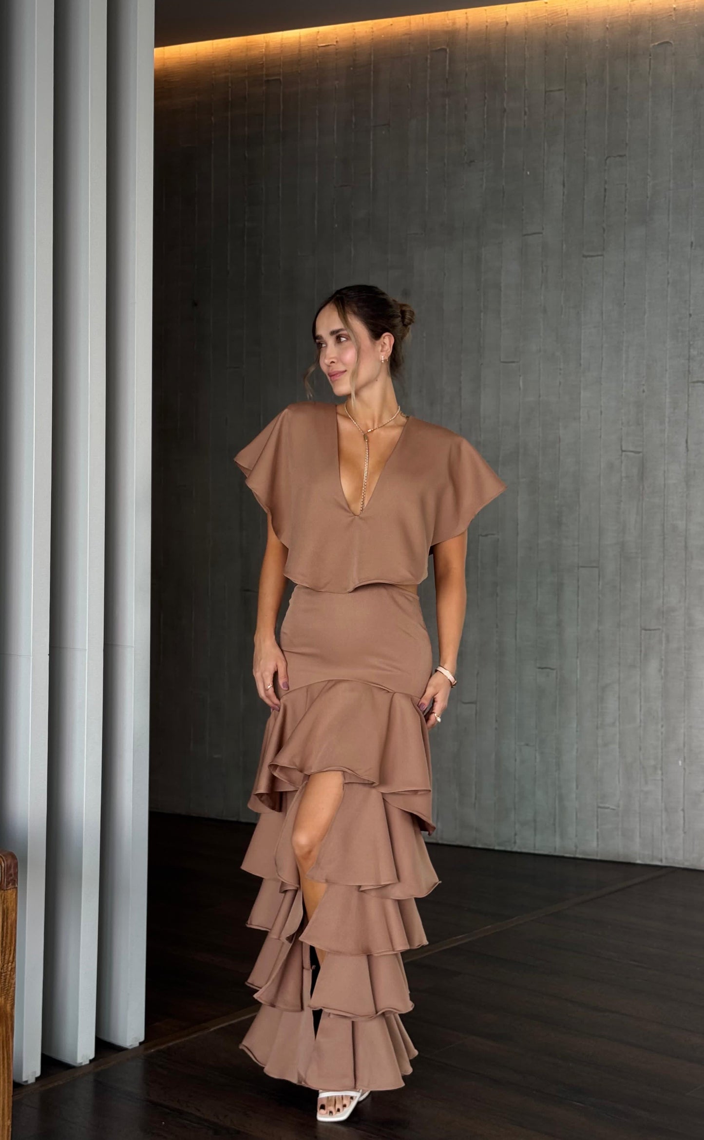KORINA MOCCA DRESS