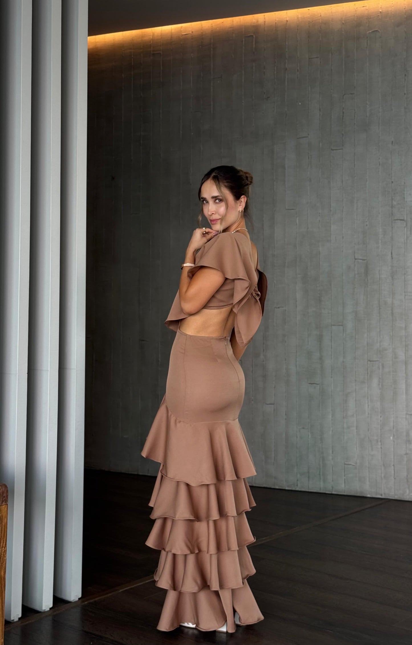 KORINA MOCCA DRESS