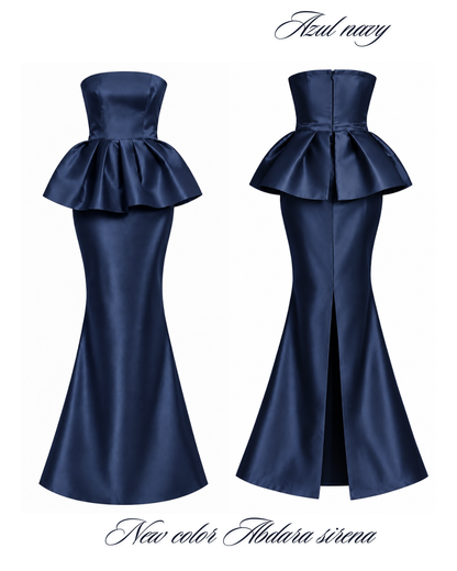 ABDARA DARK BLUE SIRENA DRESS