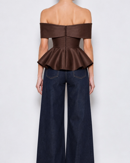 ANGEL TOP BROWN