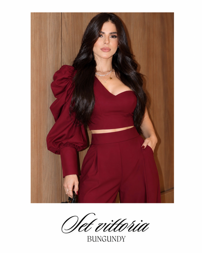 VITTORIA SET BURGUNDY