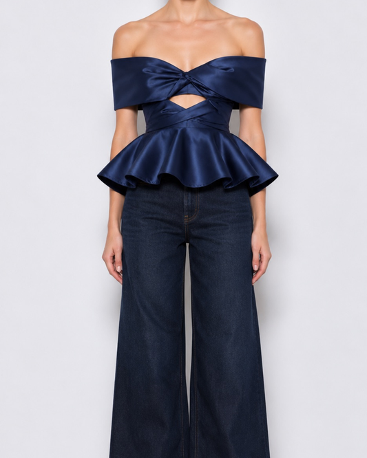 ANGEL TOP DARK BLUE