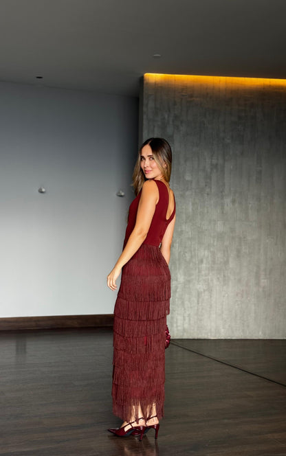 KALILA BURGUNDY