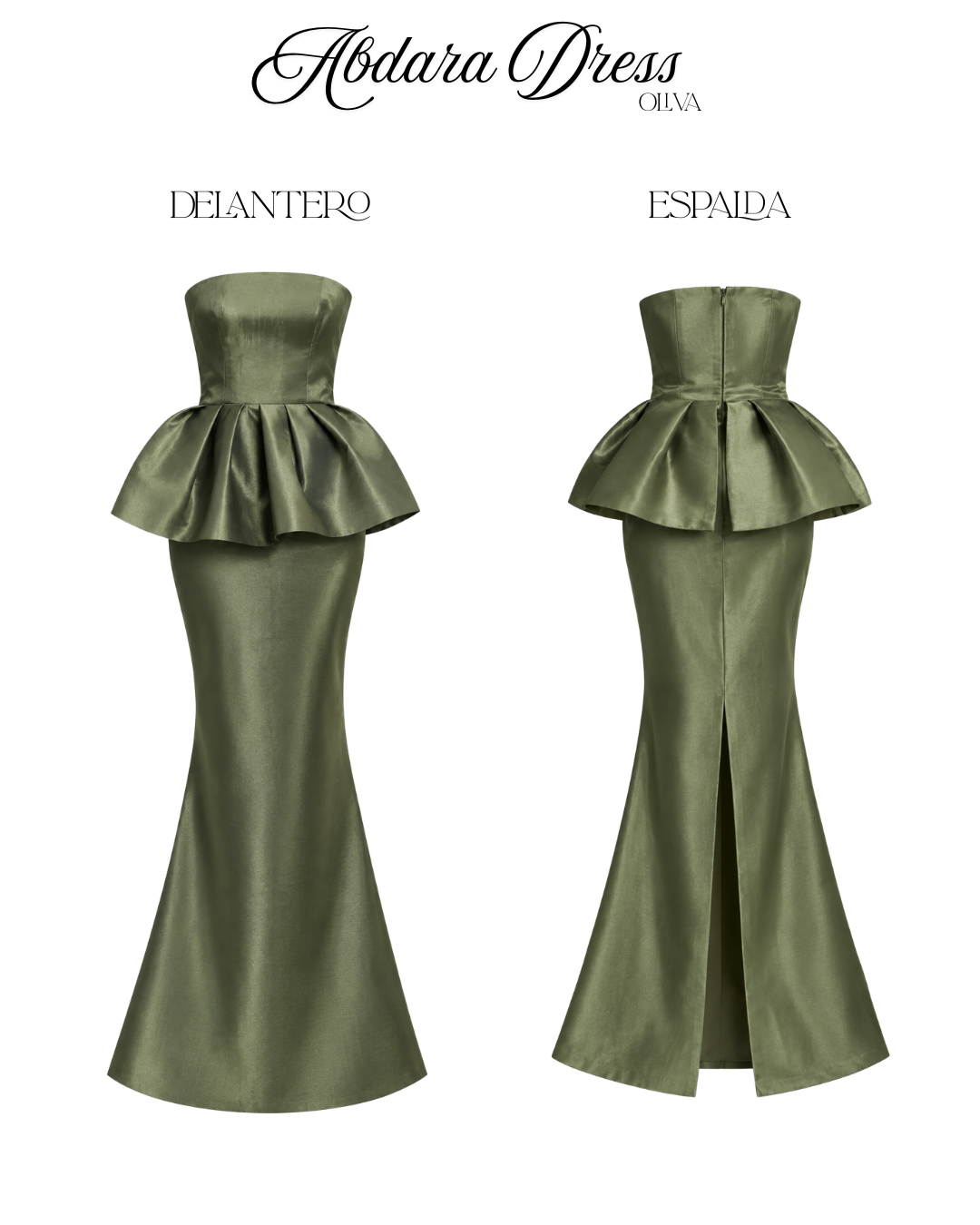 ABDARA OLIVA SIRENA DRESS