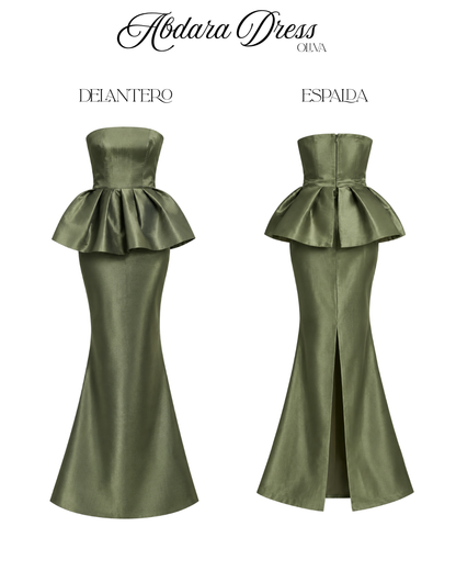 ABDARA OLIVA SIRENA DRESS