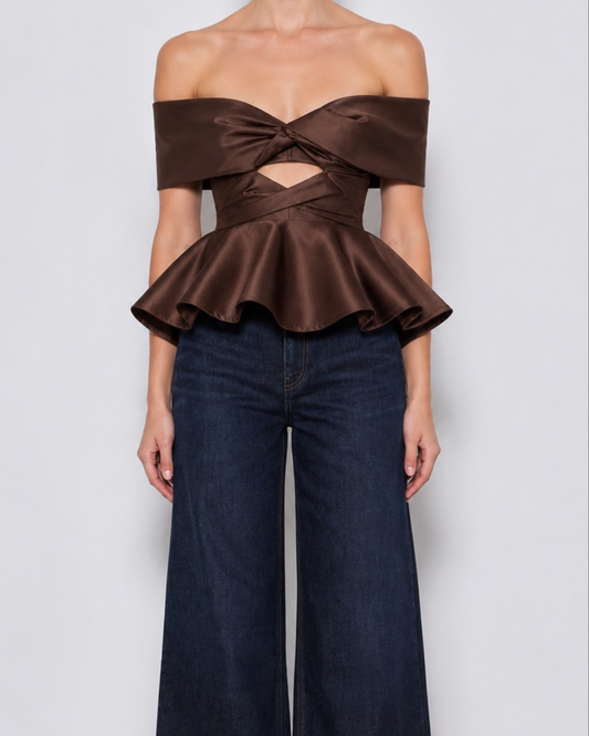 ANGEL TOP BROWN