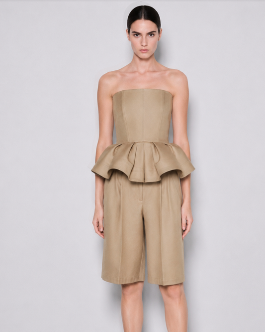 CHARLOTTE SET DARK BEIGE