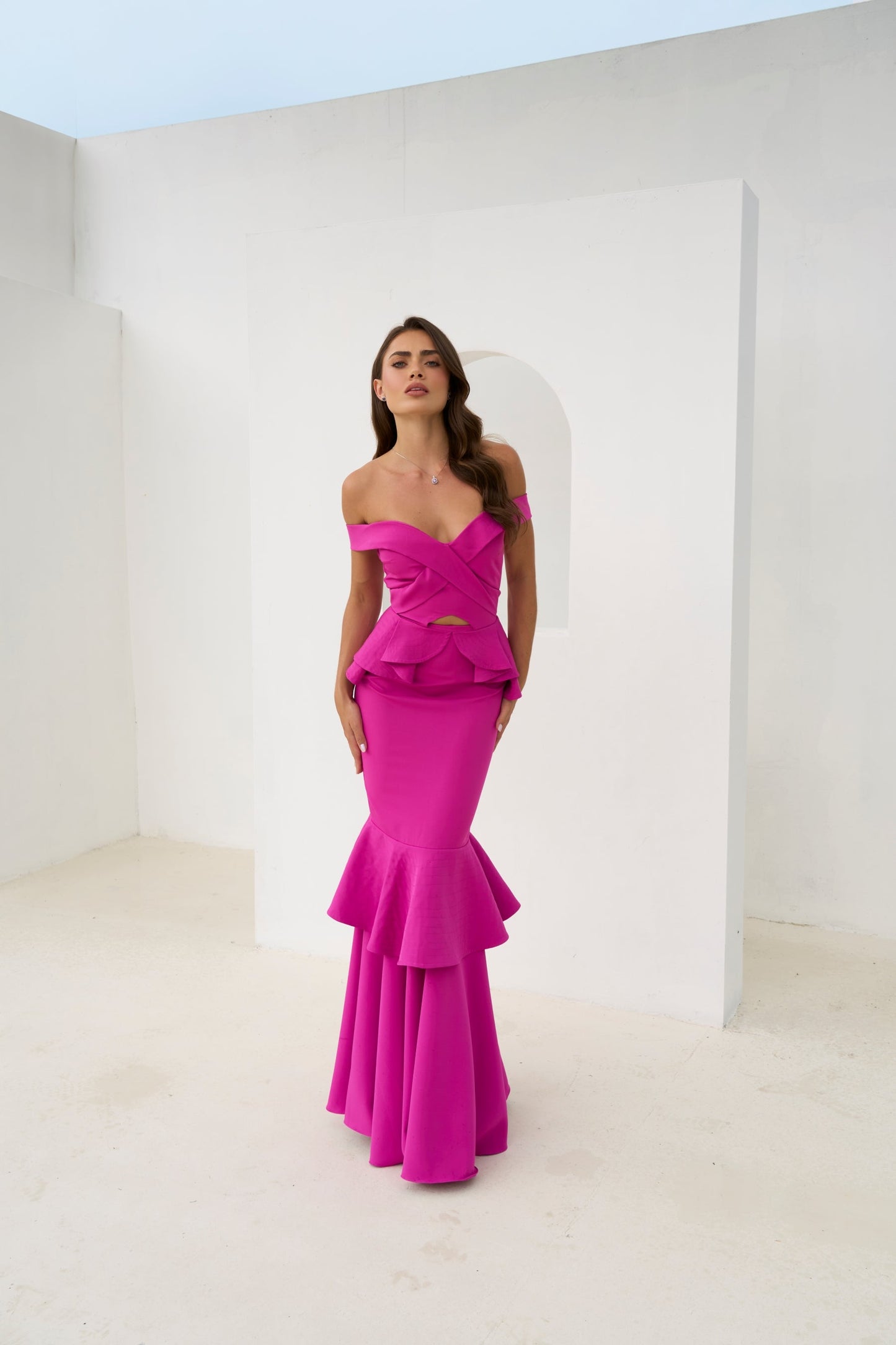 MATILDE MAGENTA DRESS