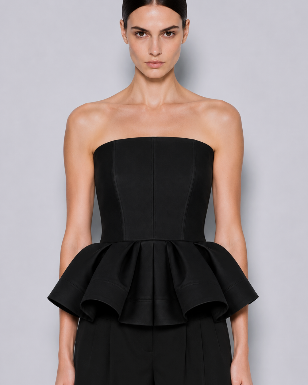 CHARLOTTE TOPS BLACK