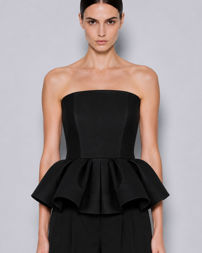 CHARLOTTE TOPS BLACK