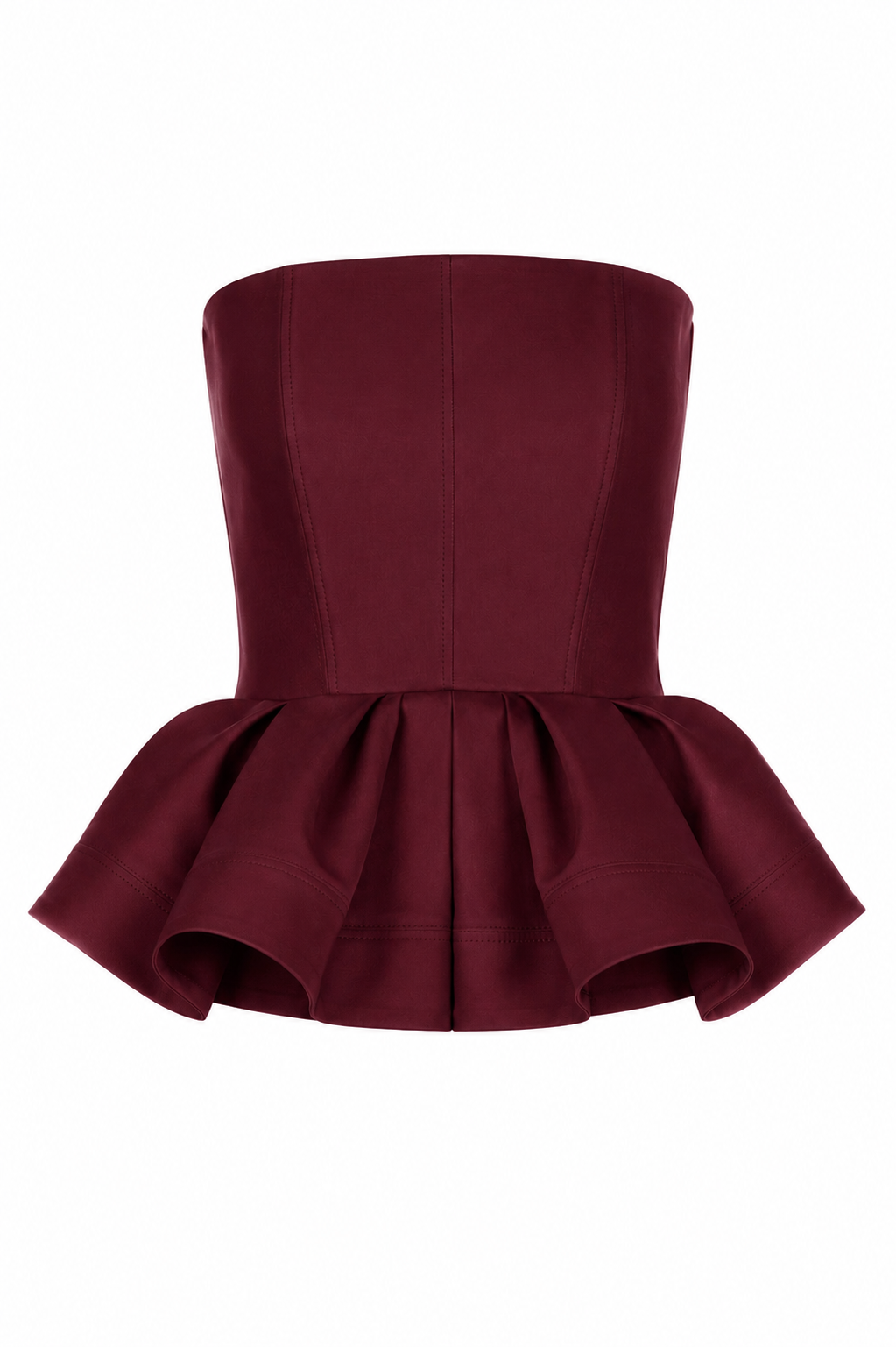 CHARLOTTE TOPS BURGUNDY