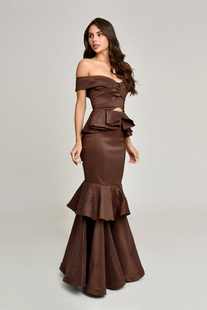 MATILDE MOCCA GLAM  DRESS
