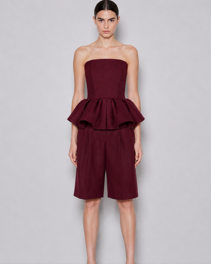 CHARLOTTE SET BURGUNDY