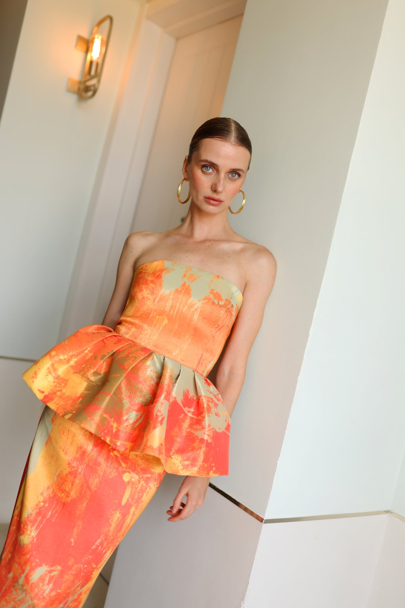 ABDARA ORANGE DRESS