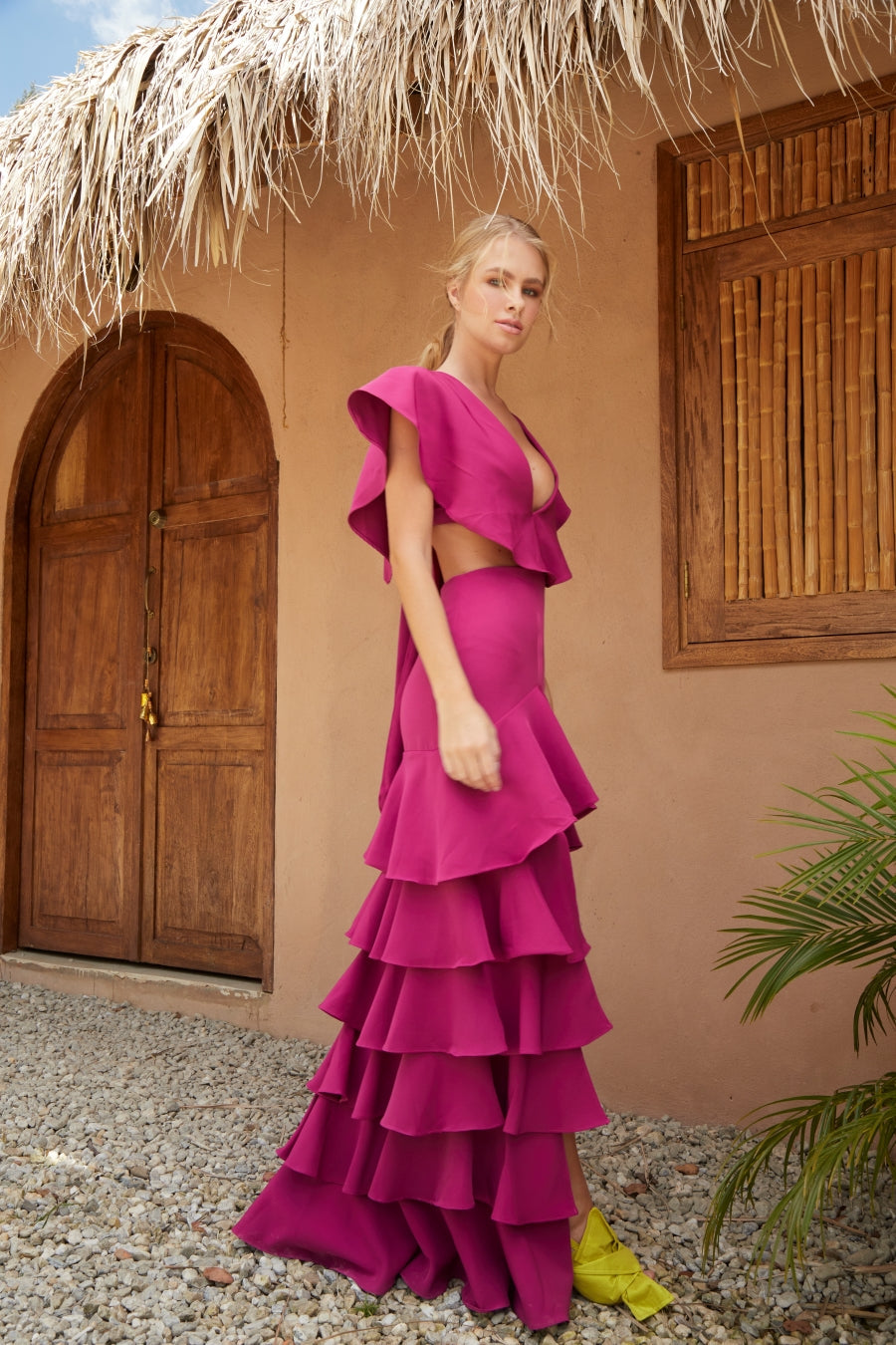 KORINA MAGENTA DRESS