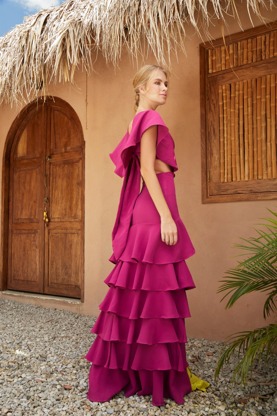 KORINA MAGENTA DRESS