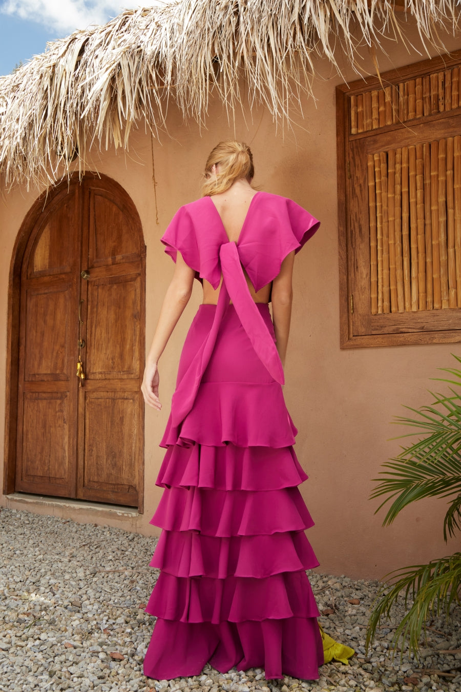 KORINA MAGENTA DRESS